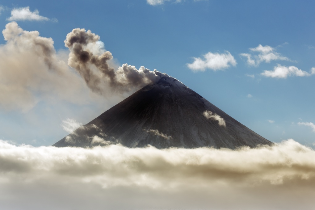 Cамый высокий вулкан в Азии: Ключевская Сопка. Камчатка