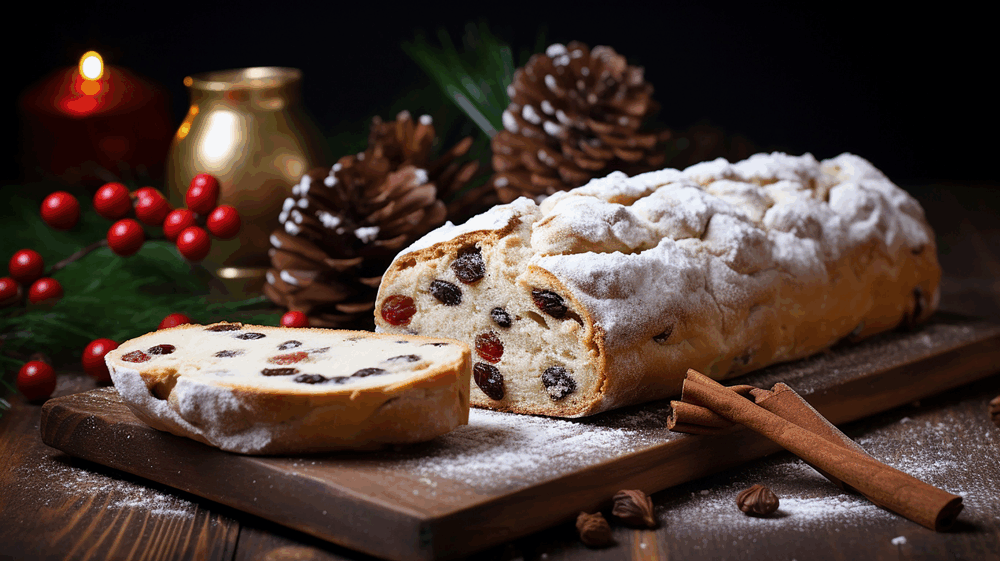 Рождественский штоллен — праздничный пирог в Германии